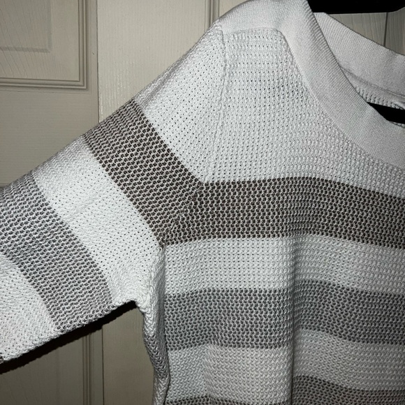 Market & Spruce Striped Lightweight Sweater - Size XXL - Picture 2 of 3
